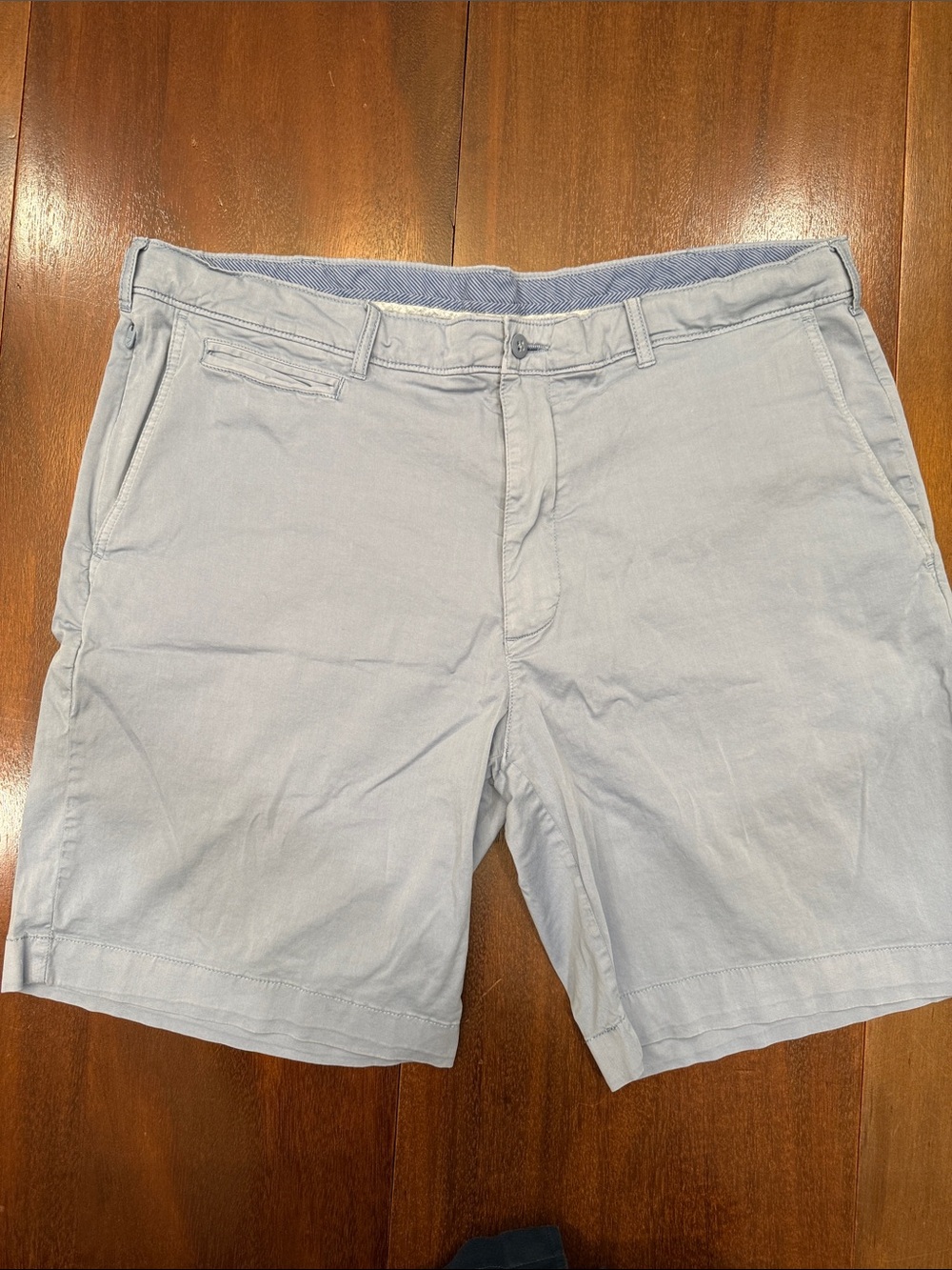 Daniel Cremieux Light Blue Flat-Front Men's Shorts